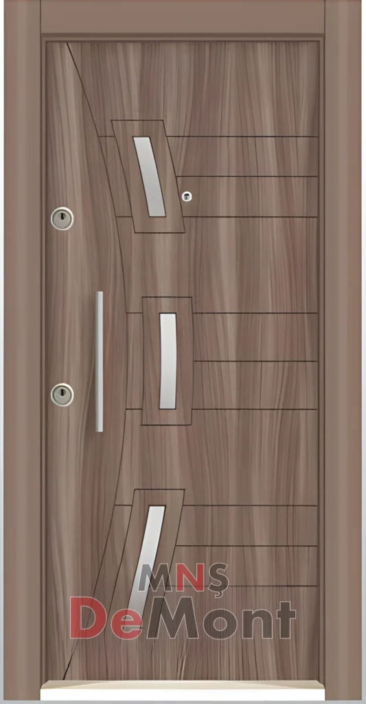 celik-kapi-tek-renk-kromlu-laminoks-d1119
